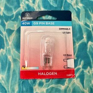 Westinghouse 40w 120 Volt G9 Pin Base‎ Dimmable Light Bulb New In Package